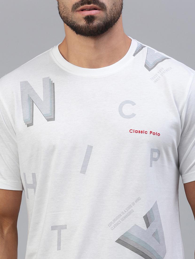 men front print short sleeve regular fit t-shirt - 21949229 - Standard Image - 4