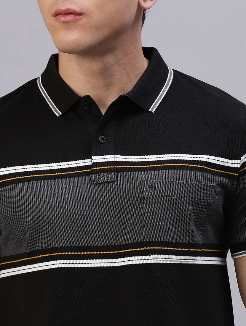 men color block short sleeve regular fit polo t-shirt - 21949254 -  Standard Image - 4