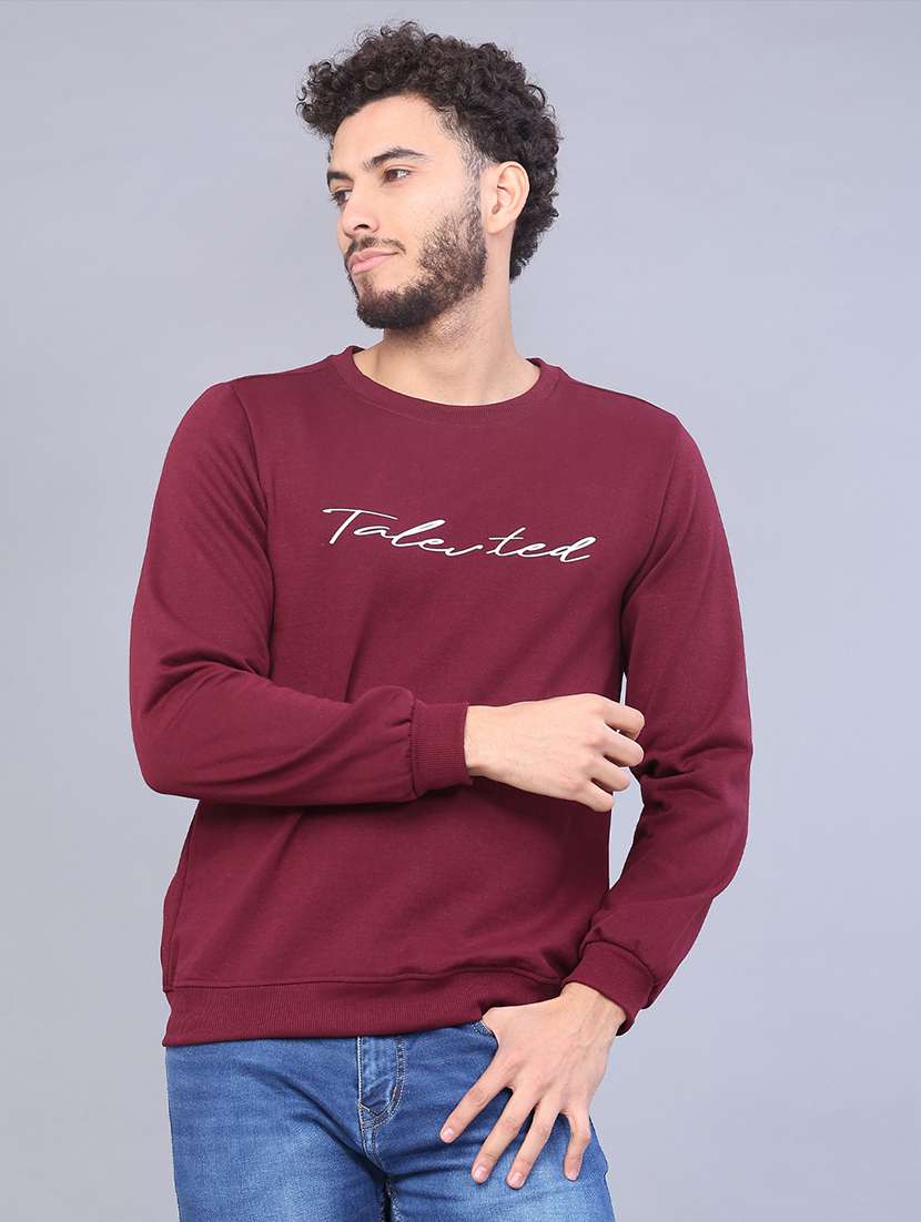 men printed long sleeve sweatshirt - 21949510 -  Standard Image - 1