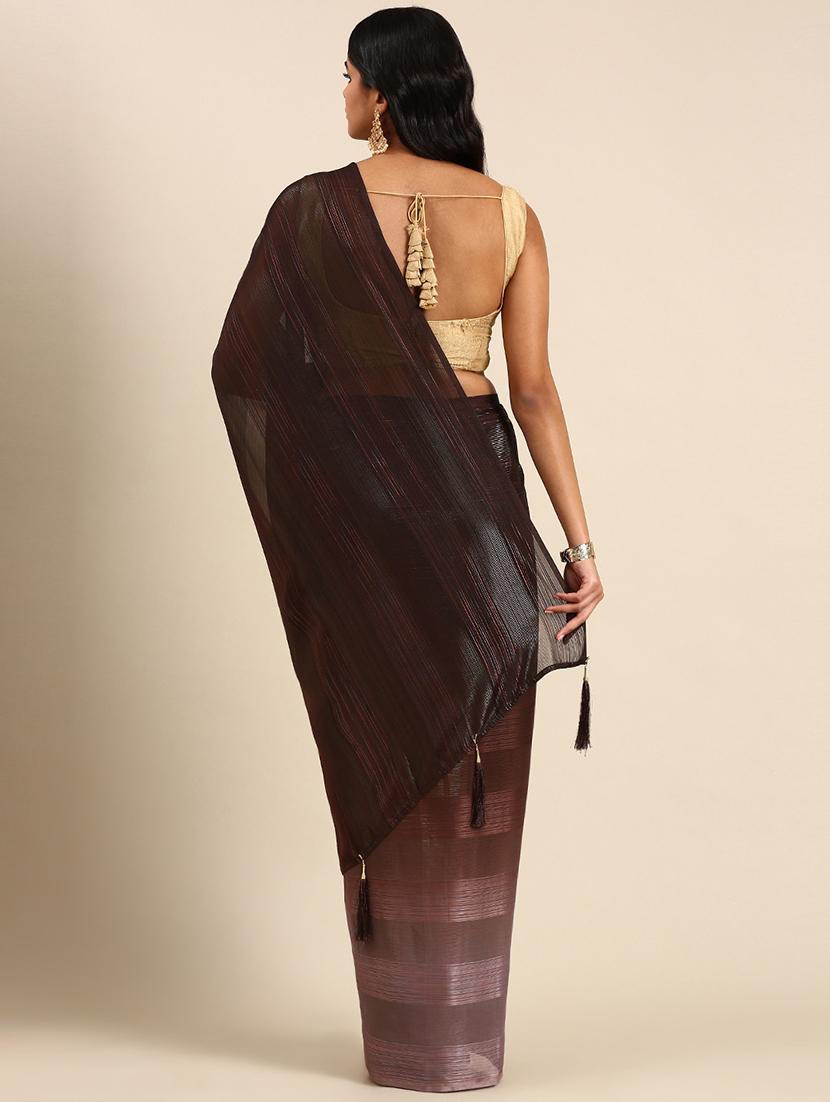 women ombre printed saree with blouse - 21949655 - Standard Image - 1