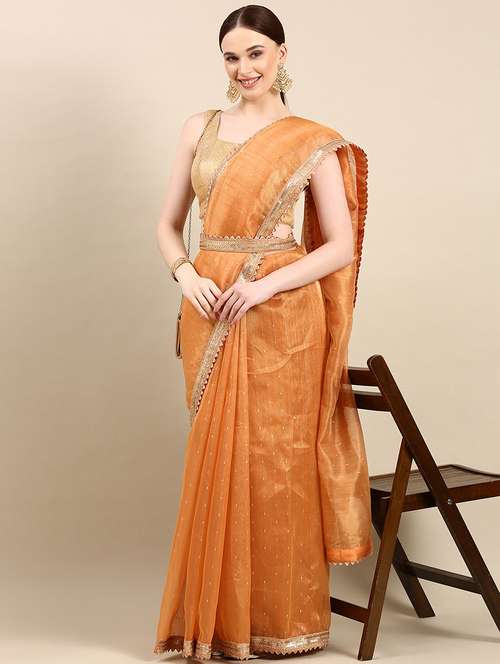 women self design bordered saree with blouse - 21949738 -  Standard Image - 0