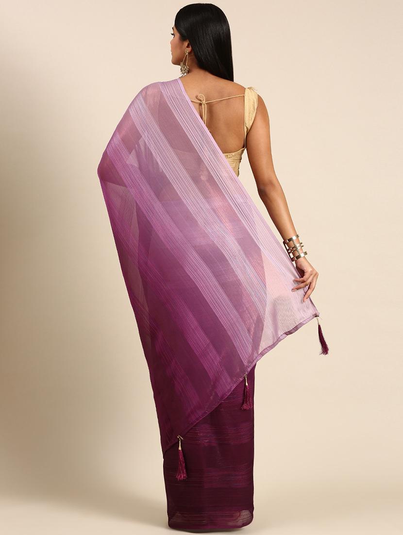 women ombre printed saree with blouse - 21949834 -  Standard Image - 1