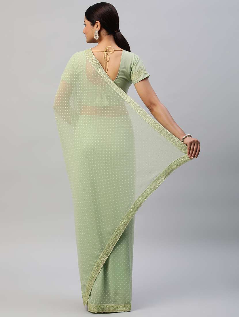 women self design bordered saree with blouse - 21949942 - Standard Image - 1