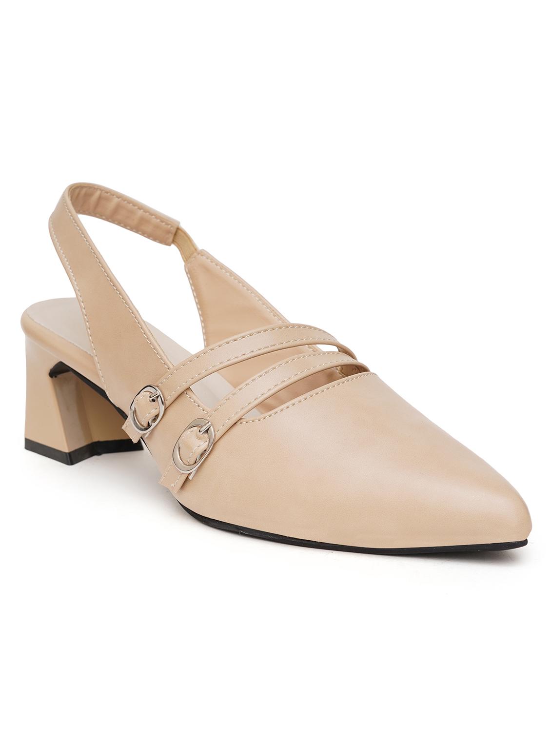 women cream back strap sandal - 21950090 -  Standard Image - 1