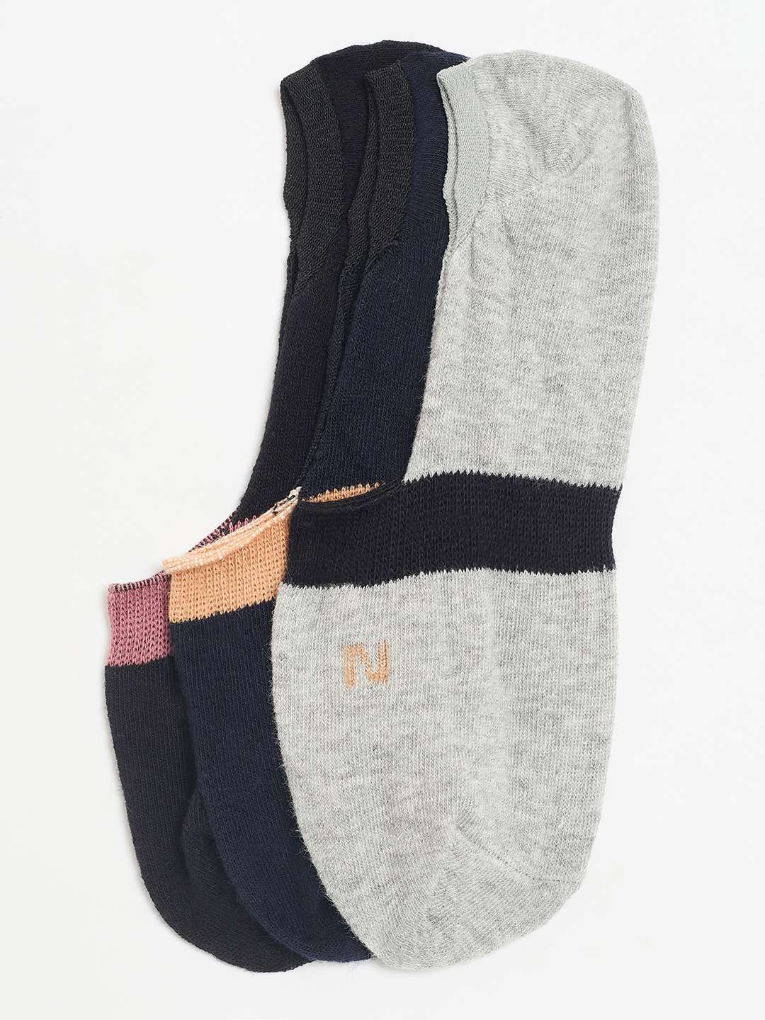 men pack of 3 no show socks - 21950149 -  Standard Image - 1