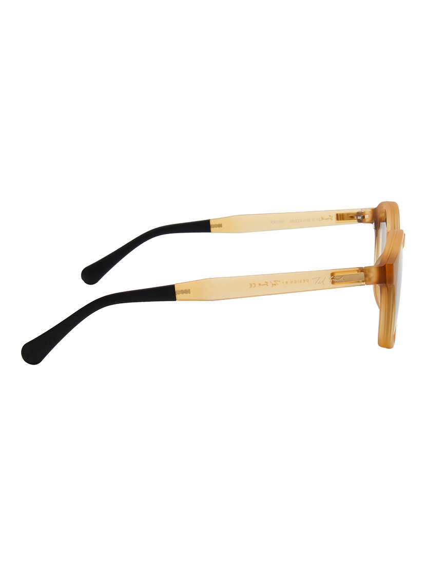 ted smith unisex brown square clip on frames clip on sunglasses with polarized lens - 21950207 -  Standard Image - 4