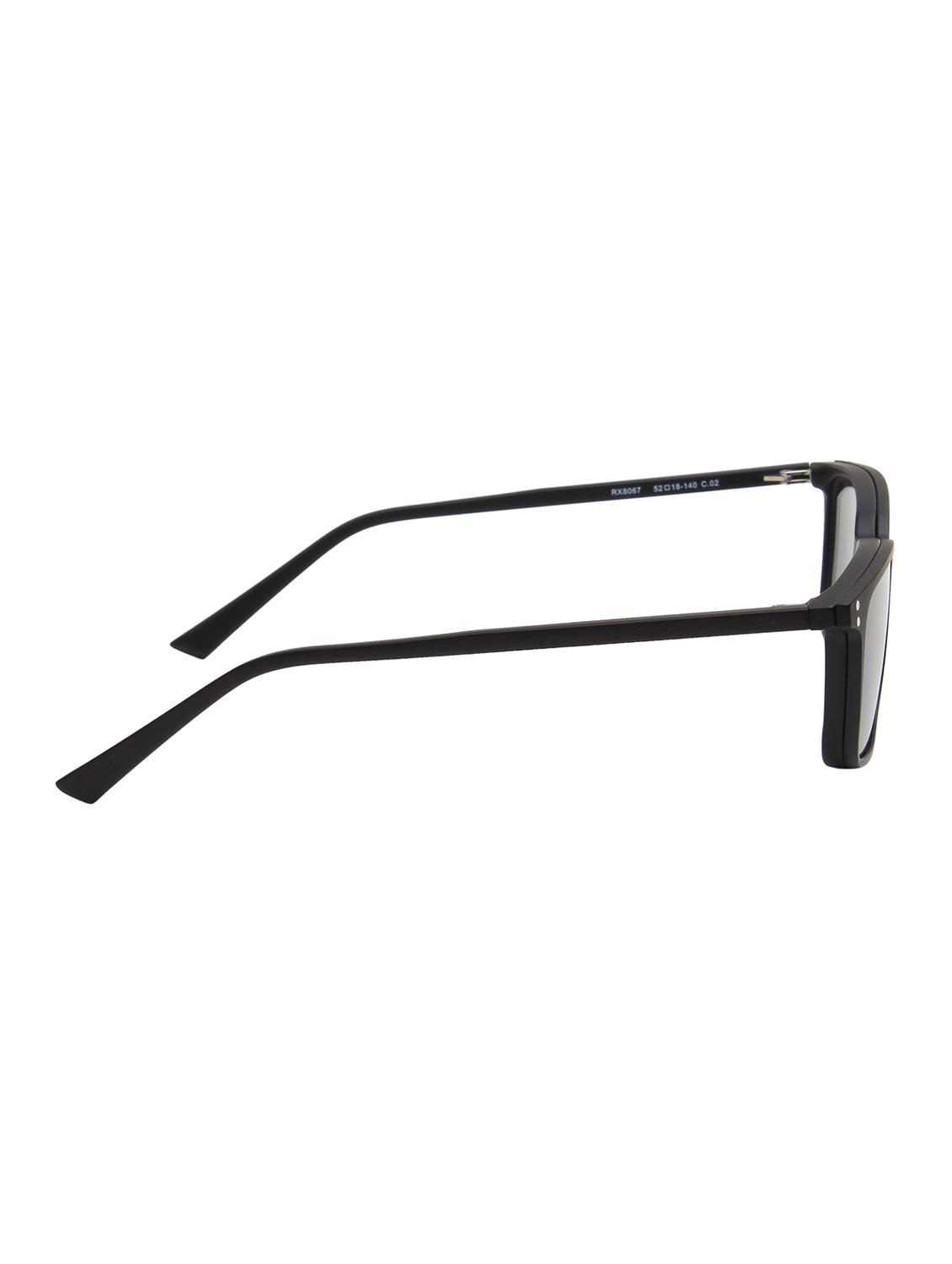 ted smith unisex black-green rectangular clip on frames clip on sunglasses with polarized lens - 21950211 - Standard Image - 4
