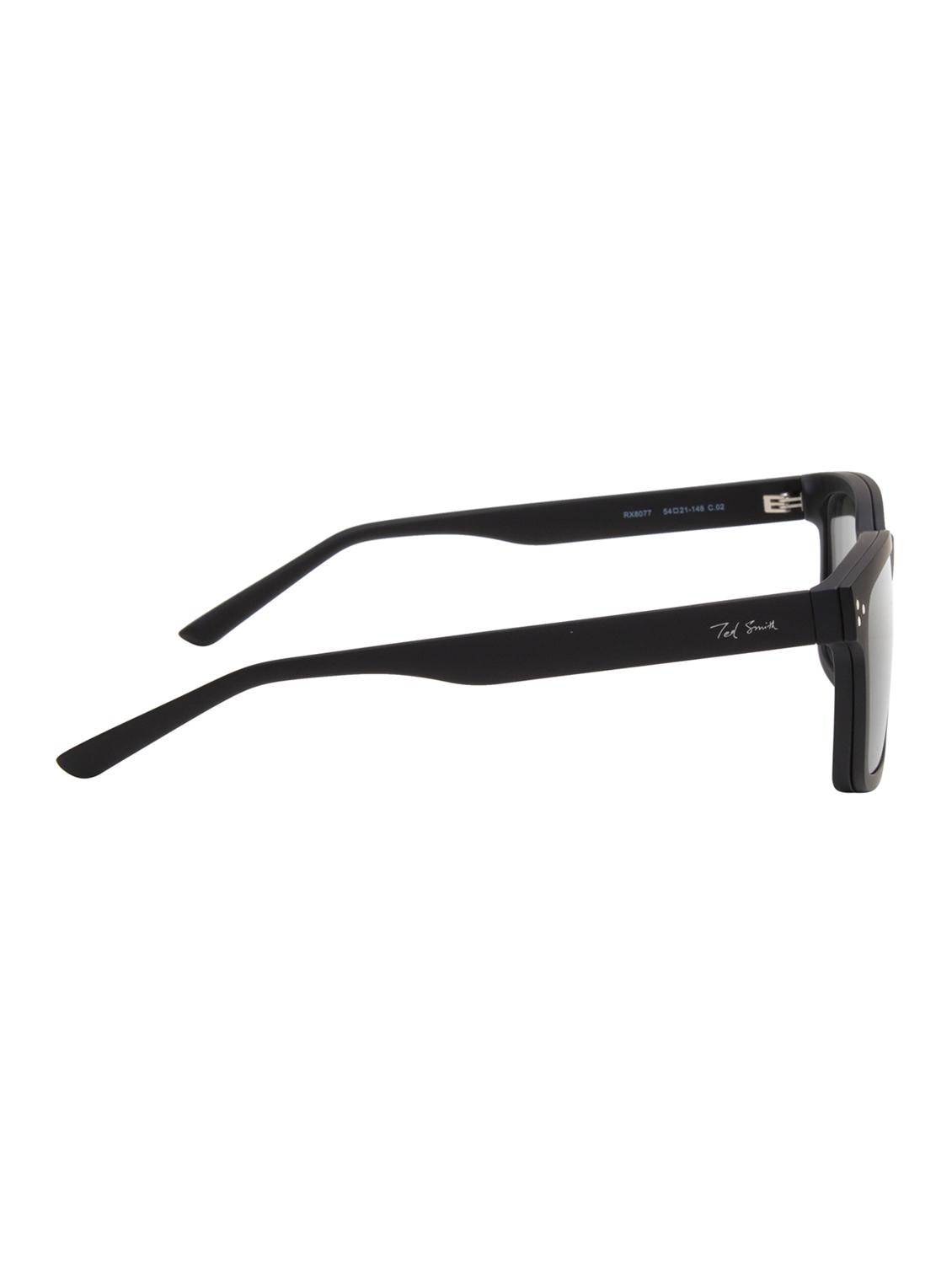 ted smith unisex black-green square clip on frames clip on sunglasses with polarized lens - 21950215 - Standard Image - 4