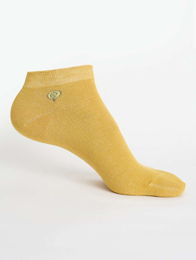 women pack of 5 solid ankle length socks - 21950235 -  Standard Image - 1