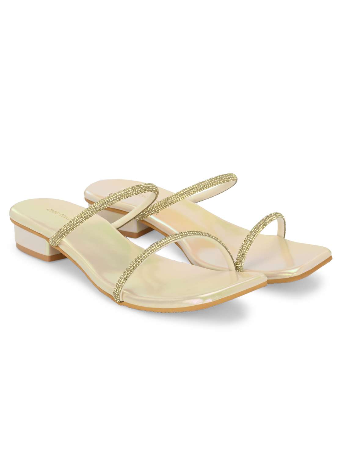 women white slip on sandal - 21950256 -  Standard Image - 1
