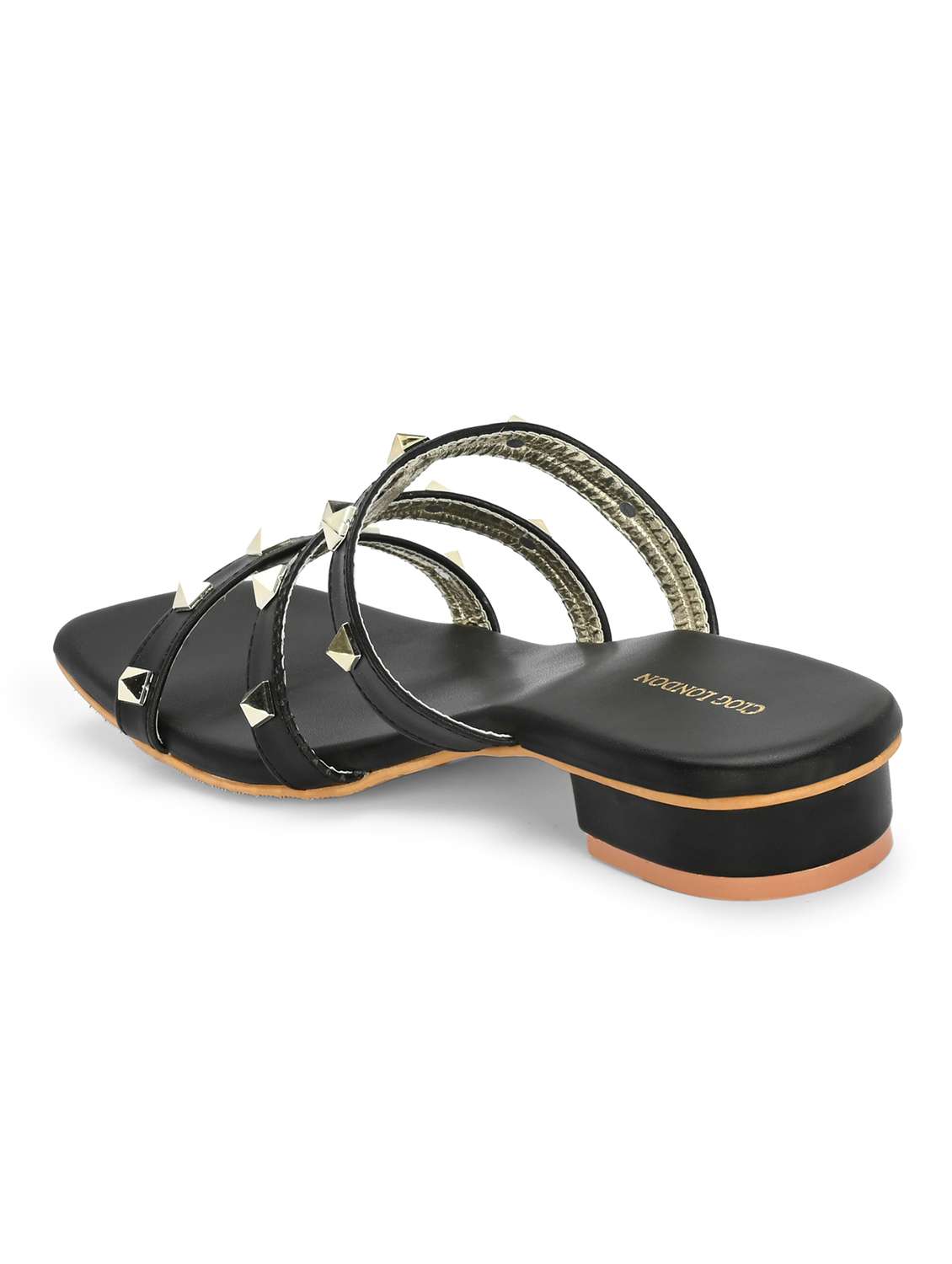 women black slip on sandal - 21950259 -  Standard Image - 4