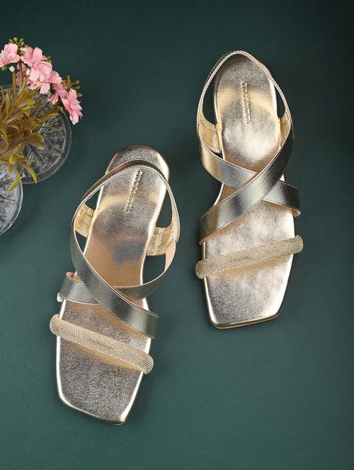women grey back strap sandal - 21950262 - Standard Image - 0
