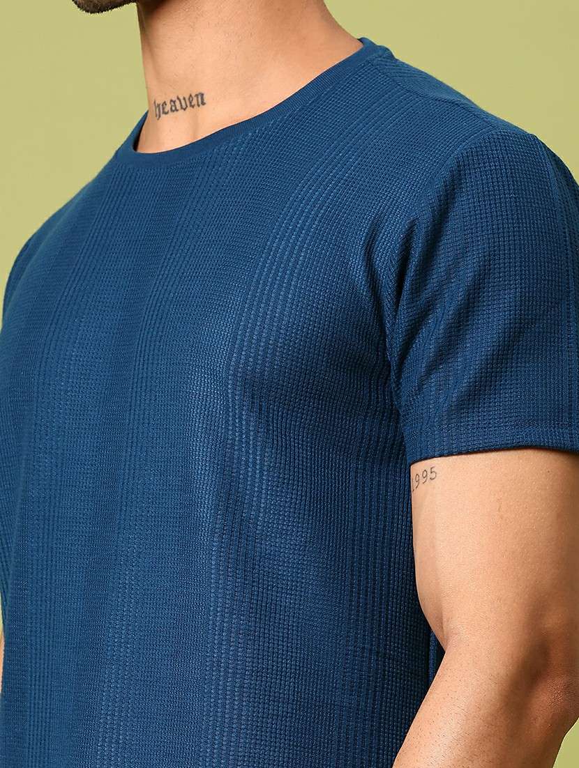 men self design short sleeve regular fit t-shirt - 21951620 -  Standard Image - 4