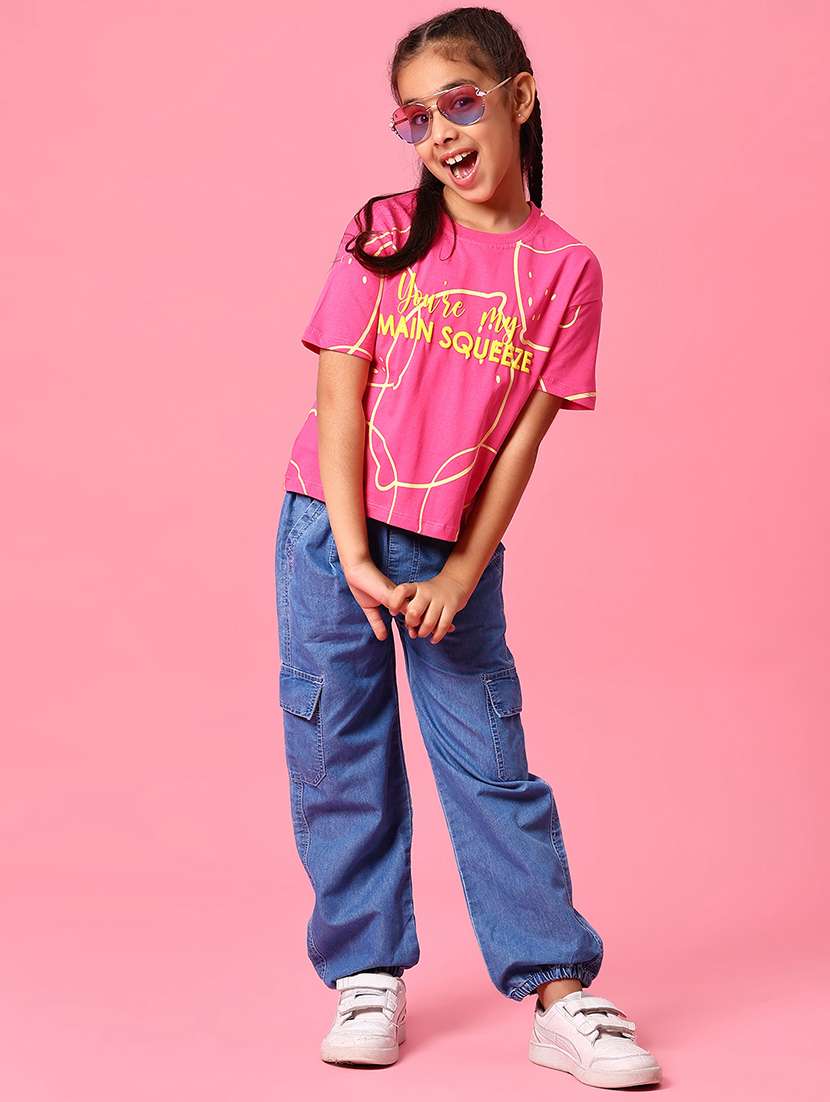 girls printed short sleeve tee - 21951744 -  Standard Image - 4