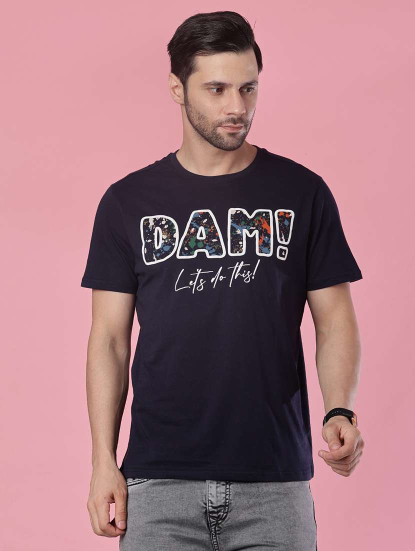 men printed short sleeve regular fit t-shirt - 21952342 -  Standard Image - 1