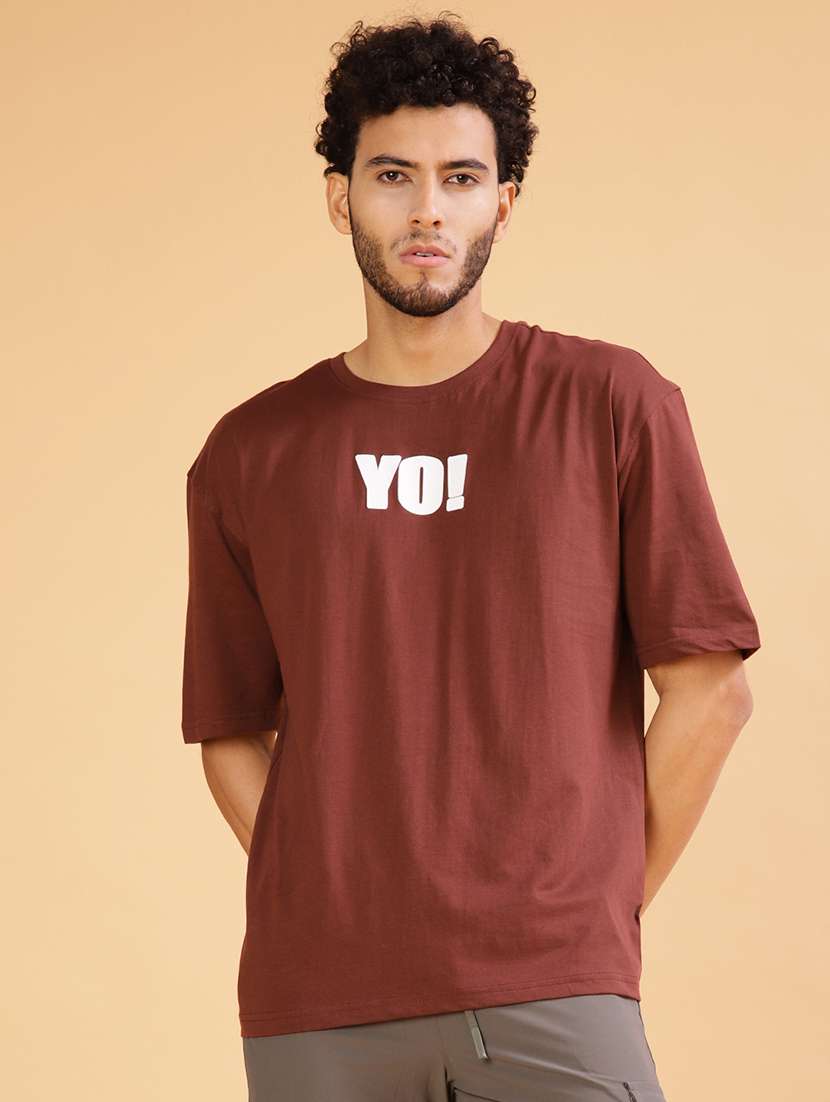 men printed short sleeve loose fit t-shirt - 21952433 -  Standard Image - 1