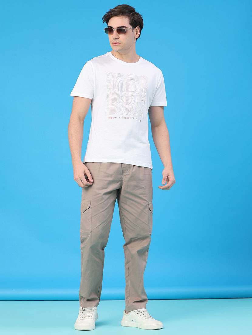 men printed short sleeve regular fit t-shirt - 21952472 -  Standard Image - 4