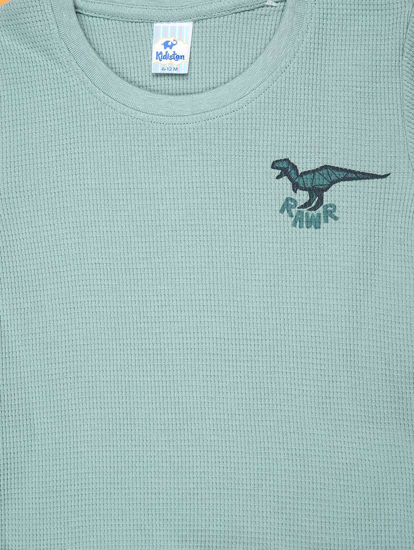 boys printed t-shirt and short co-ord set - 21953543 - Standard Image - 4