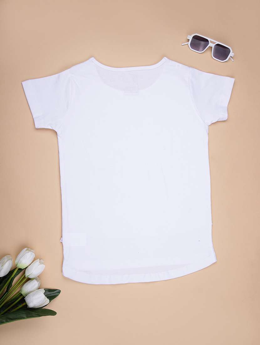 girls printed short sleeve regular fit tee - 21953645 -  Standard Image - 1