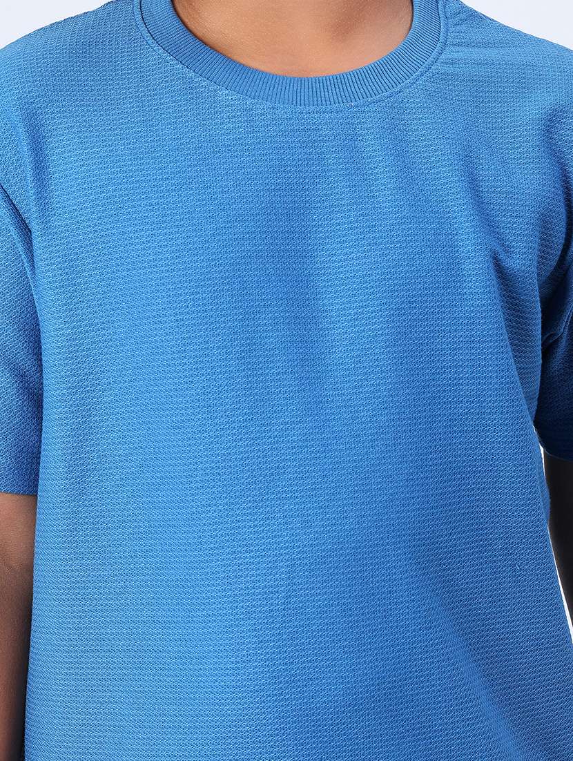 boys solid short sleeve regular fit shirt - 21953895 -  Standard Image - 4
