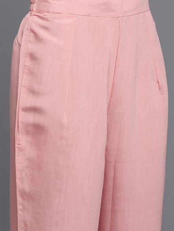 women three quarter sleeve kurta pant with dupatta set - 21954139 - Standard Image - 4