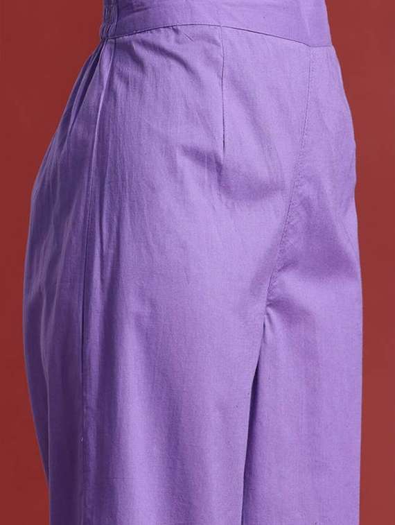 women three quarter sleeve kurta pant with dupatta set - 21954187 - Standard Image - 6