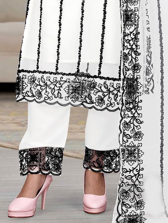 women embroidered long sleeve kurta pant with dupatta set - 21954190 - Standard Image - 6