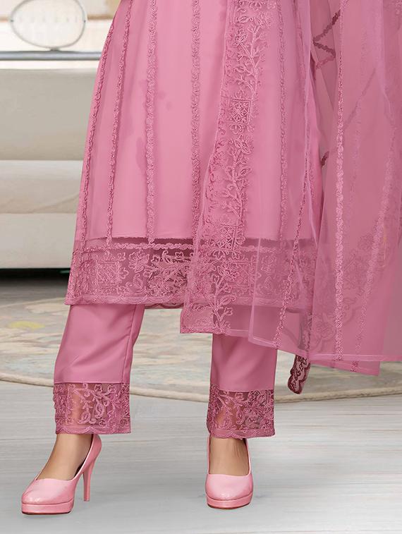 women embroidered long sleeve kurta pant with dupatta set - 21954194 - Standard Image - 6