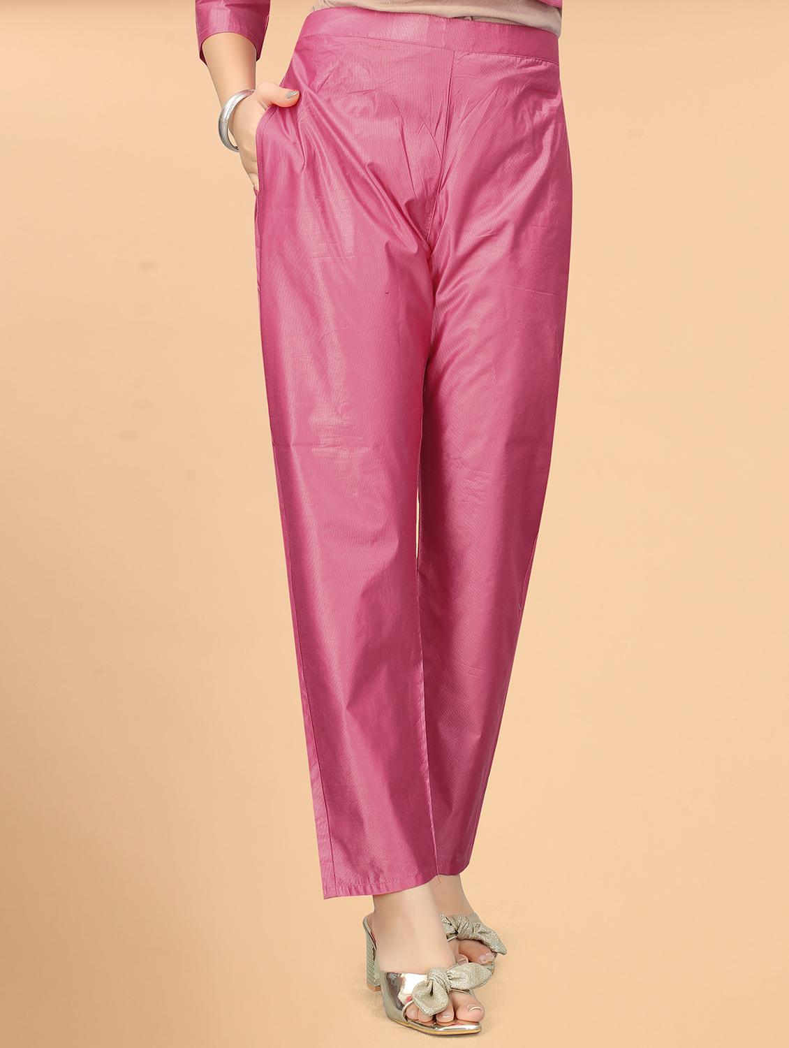 women three quarter sleeve kurta pant set - 21954211 - Standard Image - 4