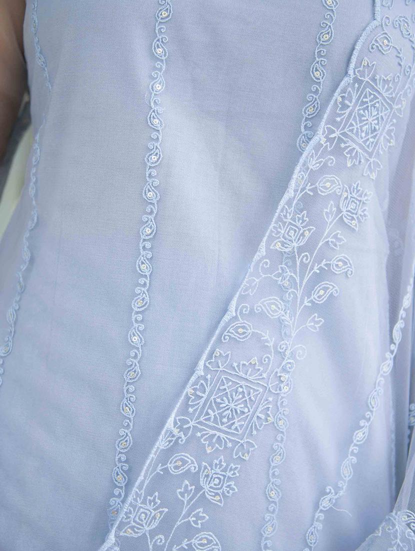 women embroidered long sleeve kurta pant with dupatta set - 21954214 - Standard Image - 6