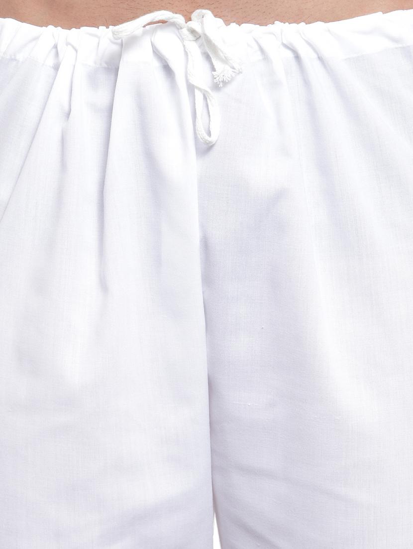 men mandarin neck kurta pyjama ethnic wear set - 21954369 - Standard Image - 4