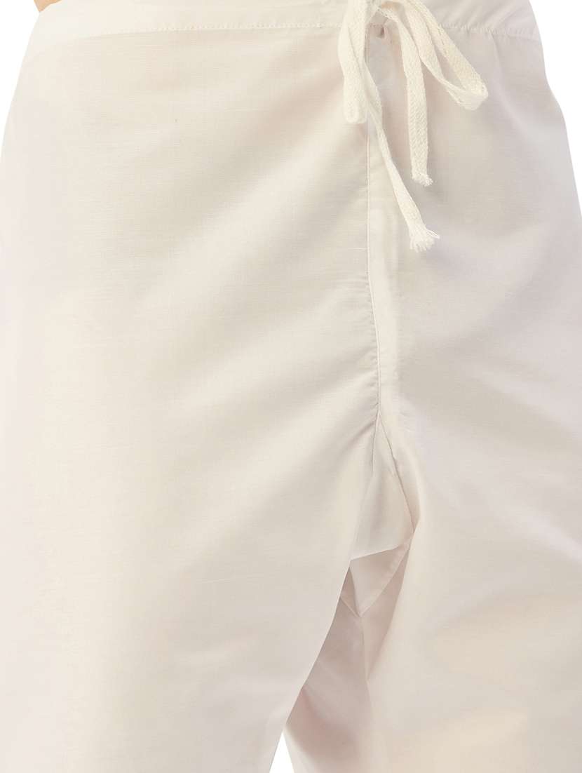 men mandarin neck kurta pyjama ethnic wear set - 21954371 -  Standard Image - 4