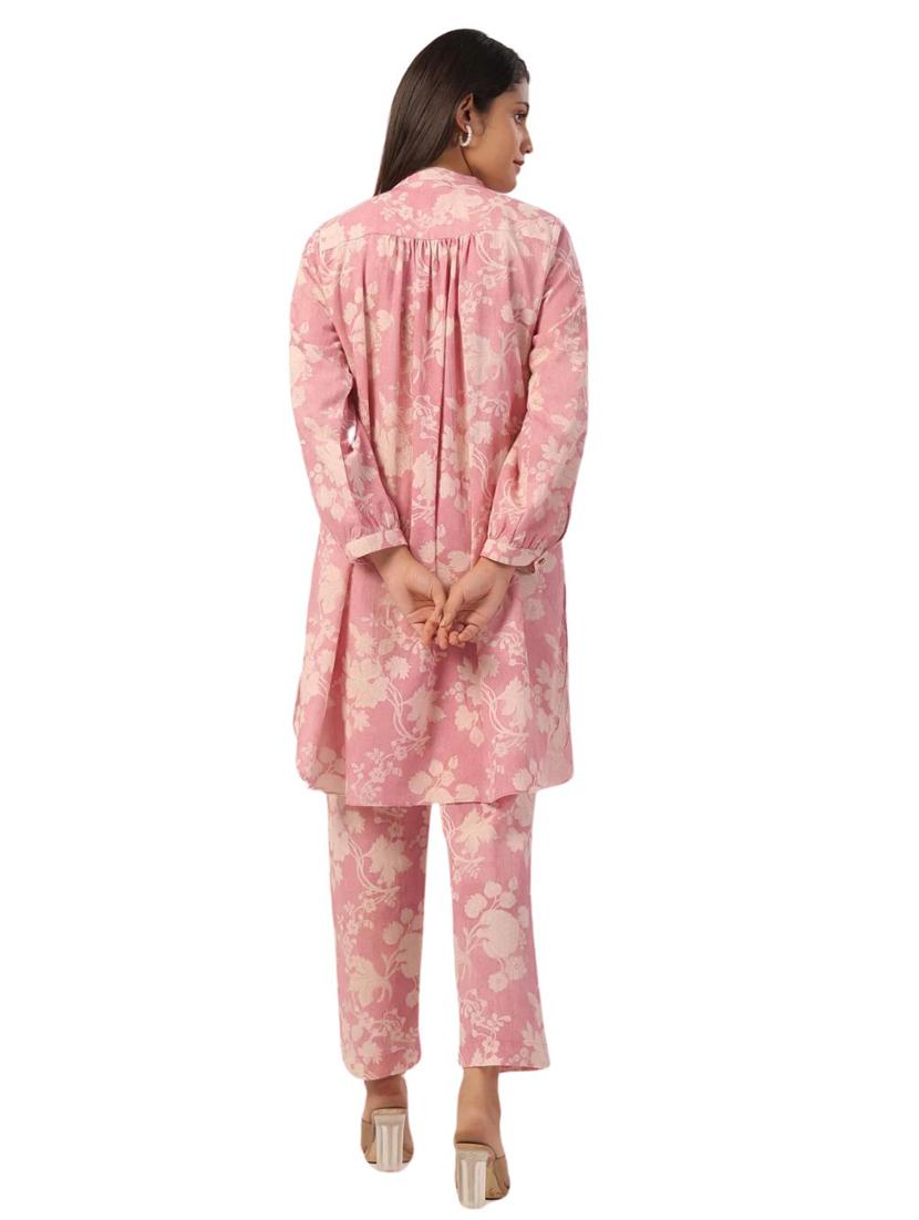 women printed long sleeve ethnic co ord set - 21954628 - Standard Image - 4