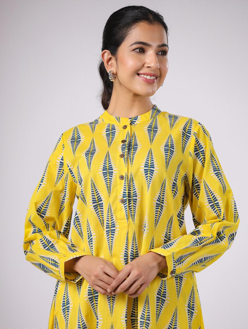 women printed long sleeve ethnic co ord set - 21954631 - Standard Image - 6