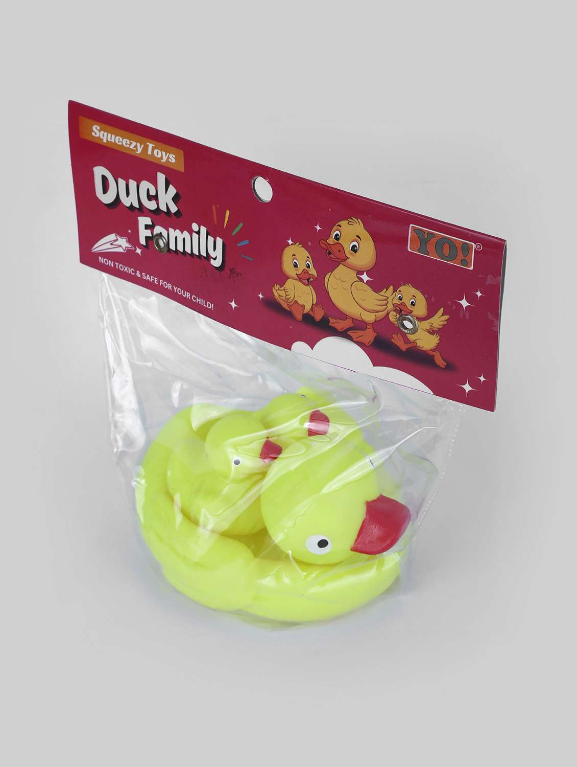 squeezy toys duck family set of 3 green toy - 21954941 -  Standard Image - 4