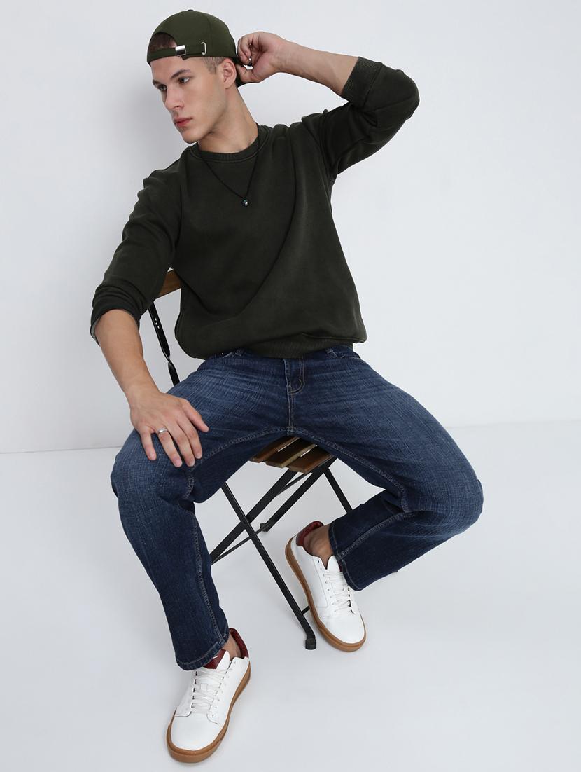 men solid long sleeve sweatshirt - 21955916 - Standard Image - 6