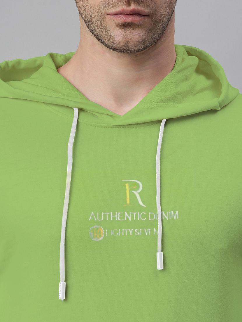men printed long sleeve hooded sweatshirt - 21955917 - Standard Image - 4