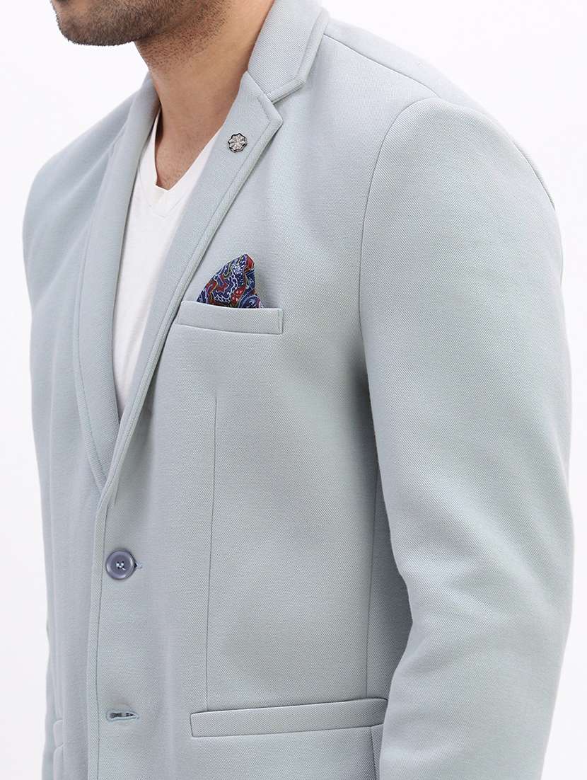 men solid long sleeve single breasted blazer - 21955921 -  Standard Image - 6