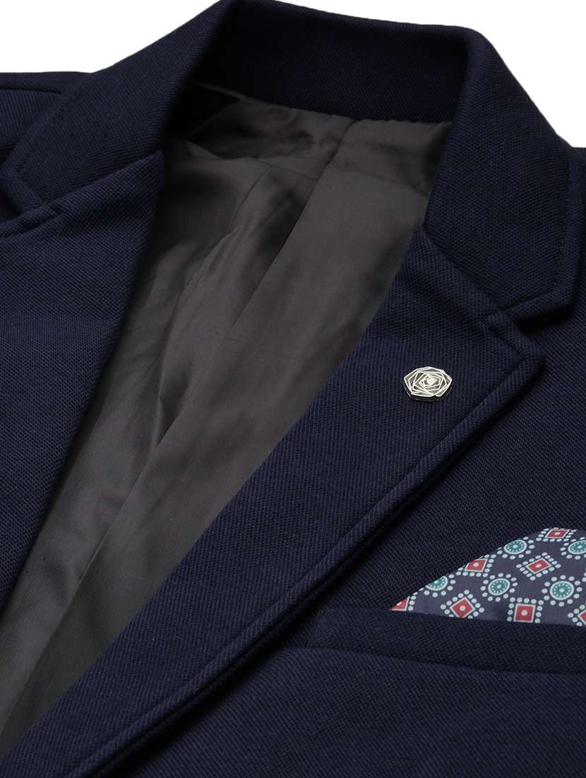 men solid long sleeve single breasted blazer - 21955922 -  Standard Image - 6