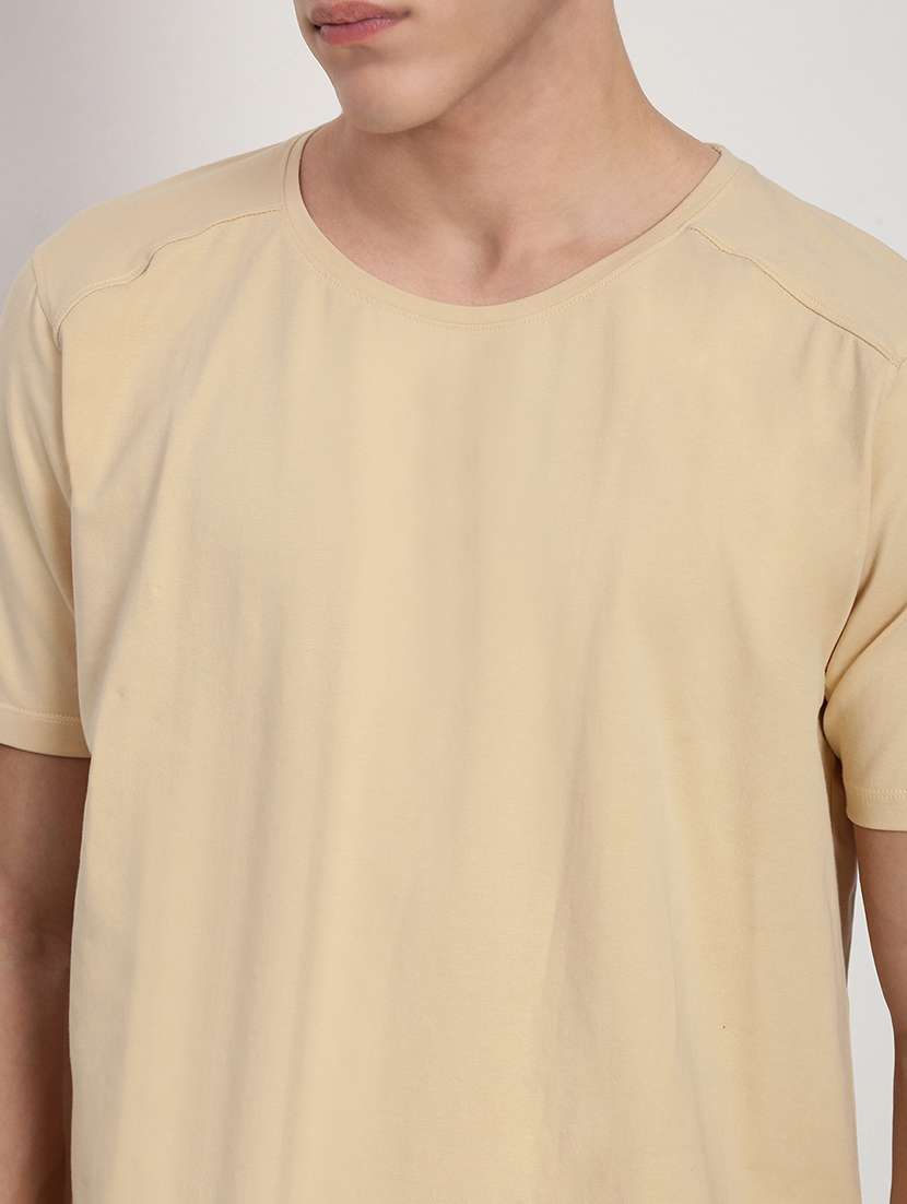 men solid short sleeve regular fit t-shirt - 21955933 -  Standard Image - 4