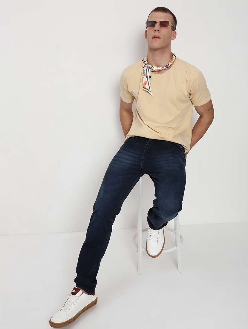 men solid short sleeve regular fit t-shirt - 21955933 -  Standard Image - 6