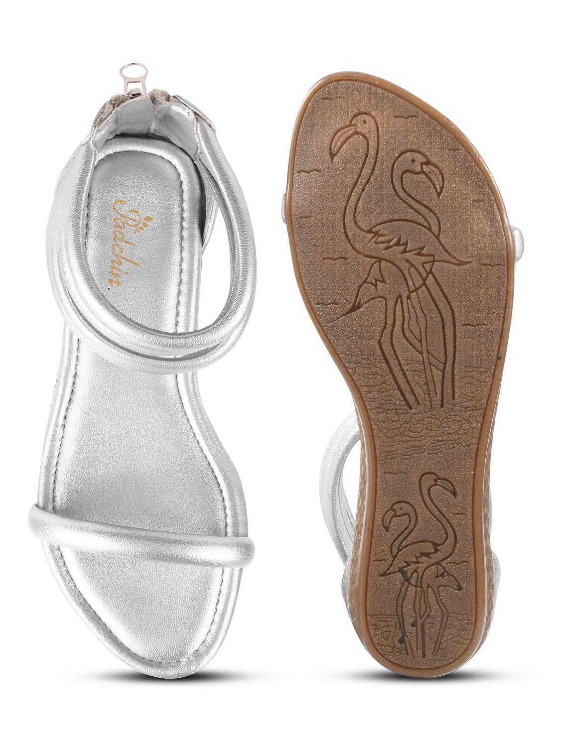 women silver gladiators sandal - 21956064 - Standard Image - 4