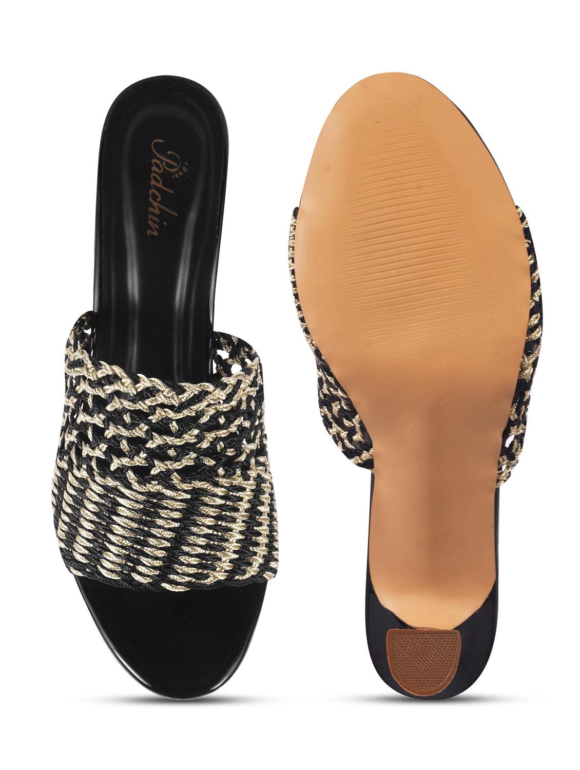 women textured slip on sandal - 21956073 - Standard Image - 4