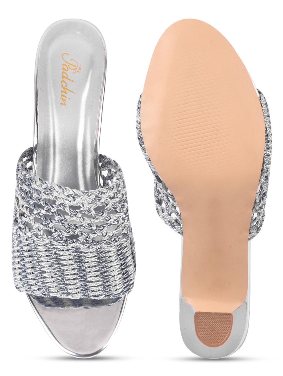 women textured slip on sandal - 21956074 - Standard Image - 4