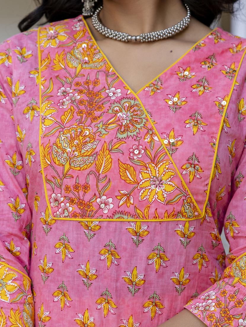 women three quarter sleeve kurta pant with dupatta set - 21956149 - Standard Image - 6