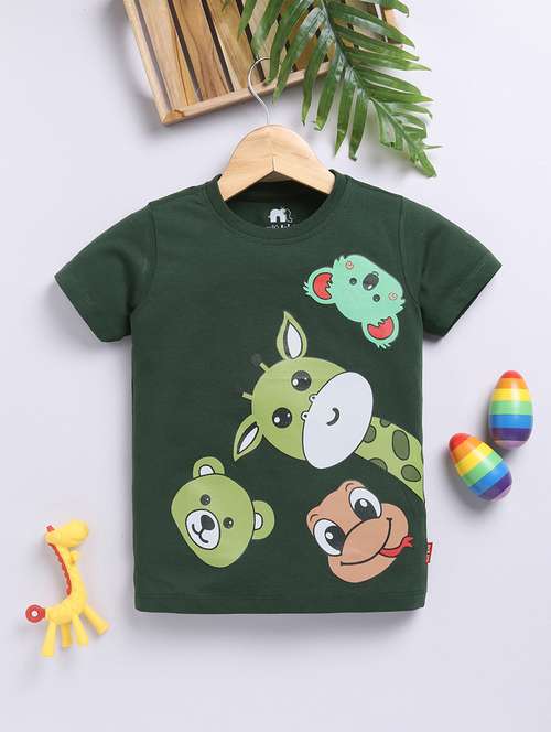 boys printed short sleeve regular fit t-shirt - 21956223 -  Standard Image - 0
