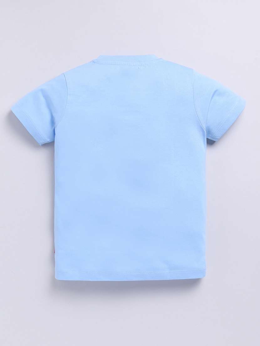 boys printed short sleeve regular fit t-shirt - 21956229 -  Standard Image - 1