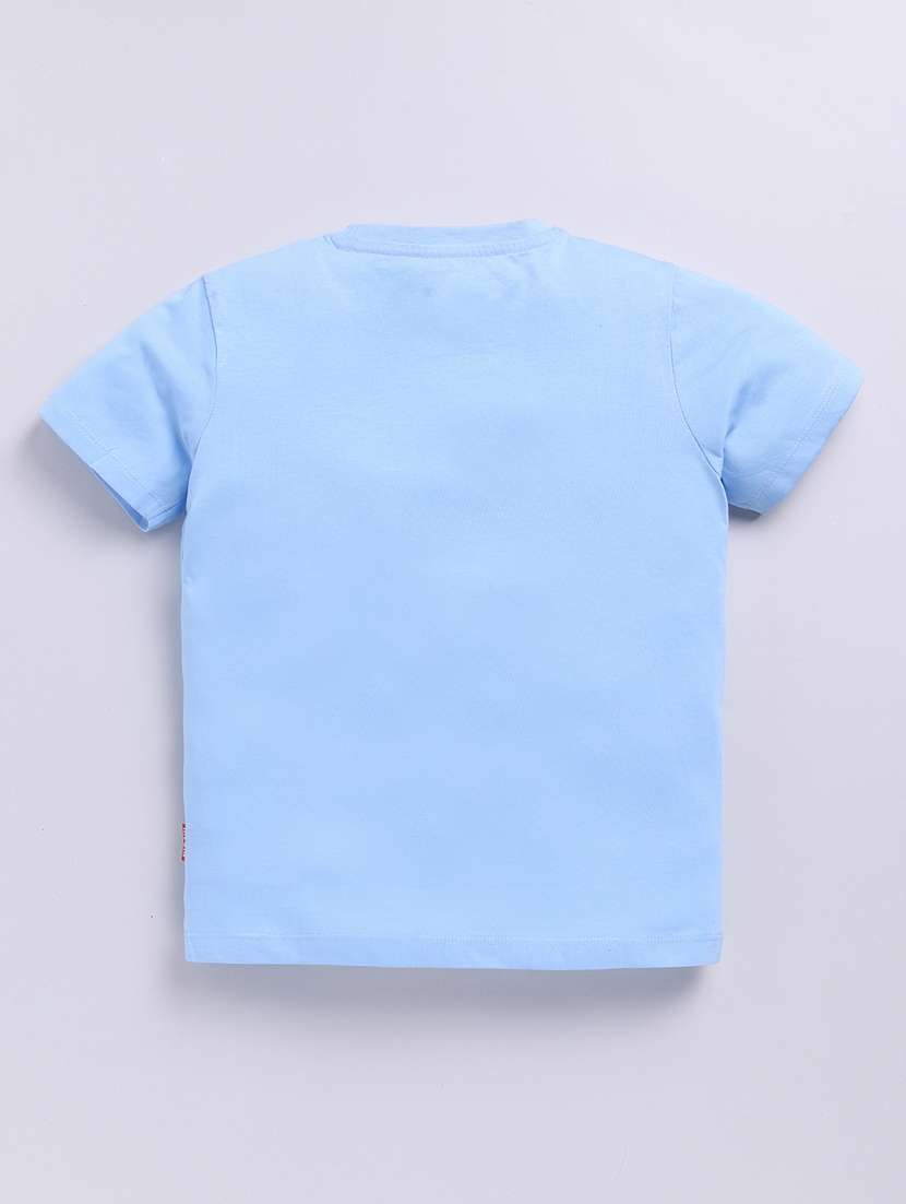 boys printed short sleeve regular fit t-shirt - 21956231 -  Standard Image - 1