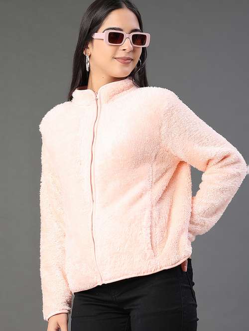 women solid long sleeve sweatshirt - 21956358 -  Standard Image - 0