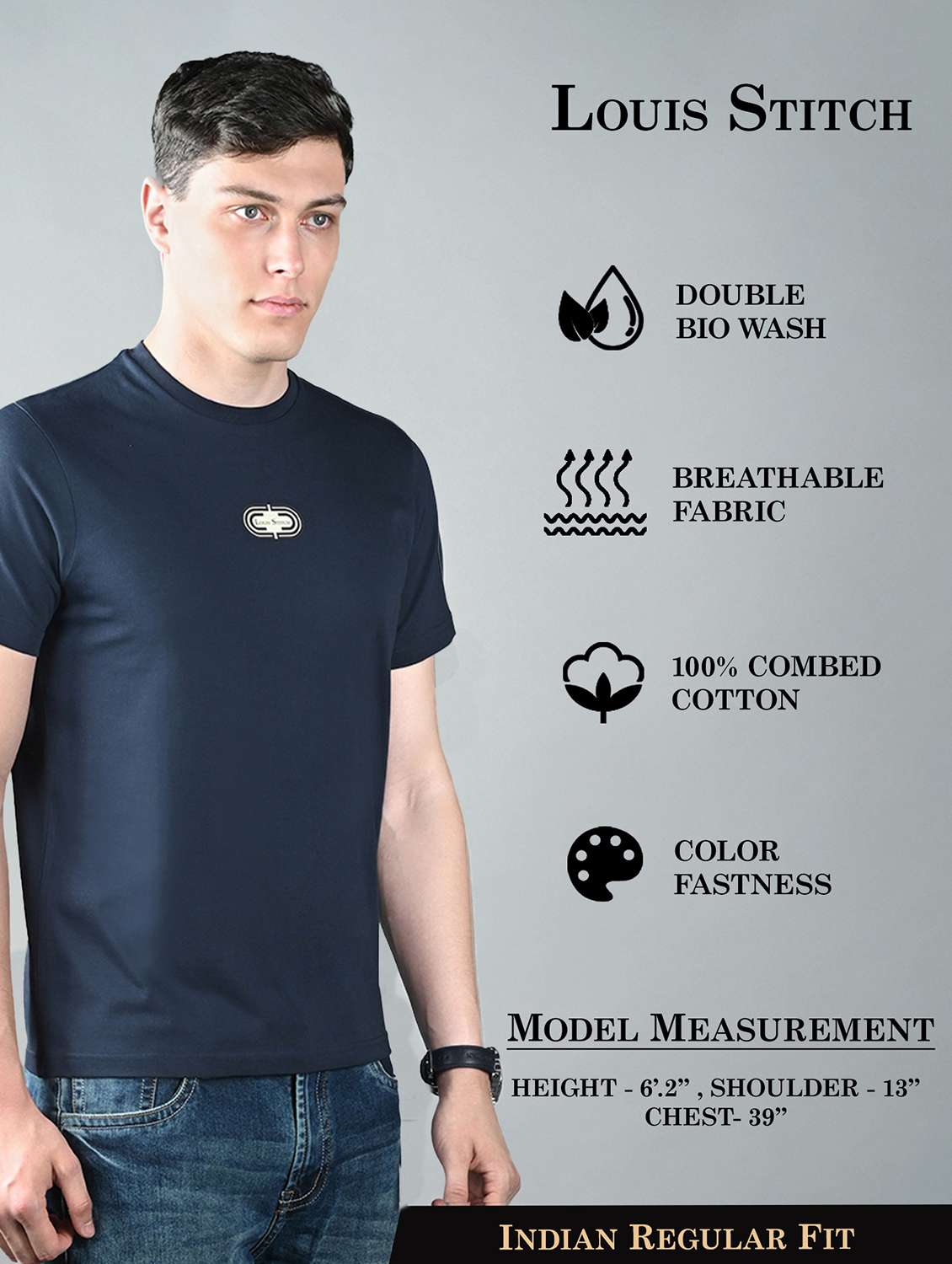 men printed shrort sleeve regular fit t-shirt - 21956375 - Standard Image - 4